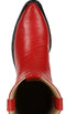 Los Altos Men's Red Eel Skin J Toe Boots