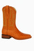 Men's Los Altos Ostrich Skin Wide Square Toe Boots - B