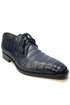 Los Altos All-Over Crocodile Lace Up Dress Shoes