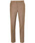 Classic Solid Textured dark Tan Suit with Vest