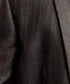 Classic Solid Textured Steel Grey Suit with Vest
