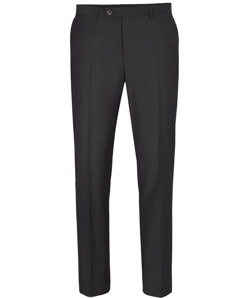Classic Solid Textured Steel Grey Suit with Vest