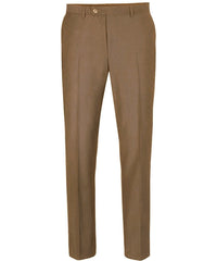 Classic Solid Textured Toast Brown Suit with Vest