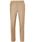 Classic Solid Textured Wheat Suit with Vest