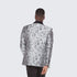 Silver Gray Tuxedo - Grey Prom  Slim Fit Suit