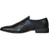 Bravo Mens Plain Pointy Square Toe Dress Loafer in Black - Men's Dress Shoes