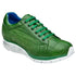 Belvedere Magnus Emerald Green Genuine Ostrich Leg Casual Sneakers