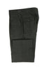 Tiglio Luxe Heather Green with Windowpane Semi-Wide Leg Wool Marbella Dress Pants TL5111
