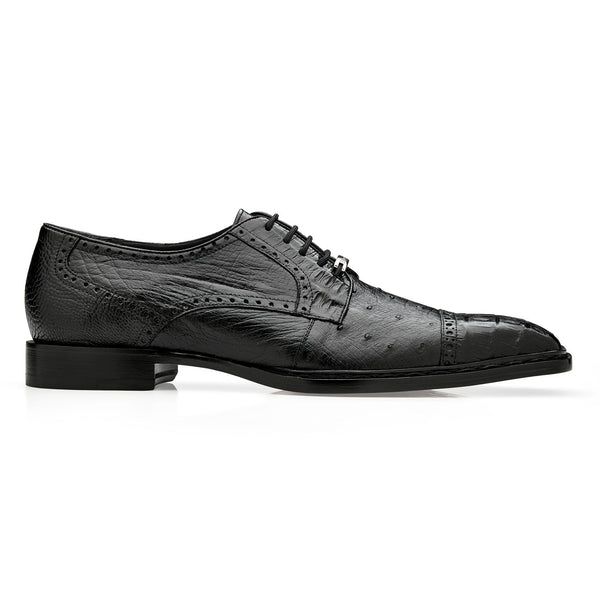 Belvedere Martino Black Genuine Alligator Luxury Shoe  display picture 1
