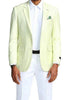 Slim Fit Blazer 2 Button in Solid Mint