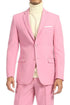 Mens Easter Suit - Jacket and Pants in Summer Color pink Modern Fit Light Weight