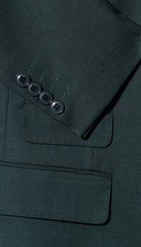 Rockford Peak Lapel Double Breasted Suit - Slim Fit (Hunter Green)