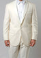 Ivory Slim Fit 2 Piece Tuxedo With Satin Peak Lapel