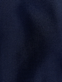 Birdseye Pattern Modern Fit 3 Piece Navy Suit with Contrast Trim
