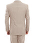 Arezzo Collection - 100% Wool Suit Modern Fit Italian Style 2 Piece in Tan