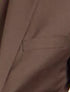 Cocoa Brown 3-piece Wool Suit with Vest