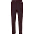 Burgundy 3-piece Wool Suit with Vest