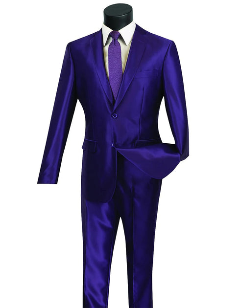 Purple Prom Suit - Purple Prom Outfit - Purple  Prom Modern Fit  Tuxedo