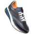 Men's Magico Navy/Med Blue Two-Toned Sneakers By Mezlan Made In Spain Brand