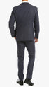 Marc Darcy Dion Teal Blue Tweed Slim Fit Wedding 3-Piece Suit Herringbone Fabric