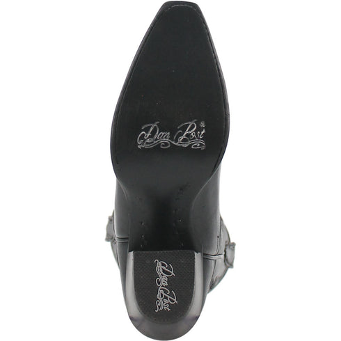 Dan Post Women’s Maria 13 Snip Toe Black Napalino Leather Fashion Boot