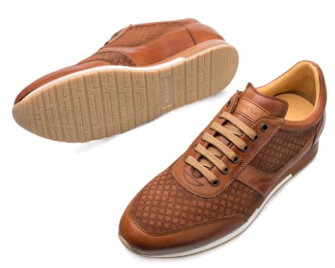 Maxim Calfskin/Suede Tan By Mezlan Made In Spain Brand