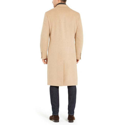 Mens Columbia Classic-Fit Camel Overcoat