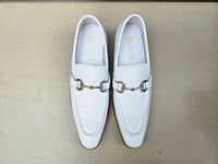 Carrucci Men's Burnished Signature Buckle Loafer