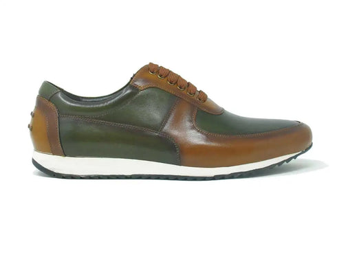 Men's Calfskin Leather Sneaker Carrucci