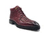 Men's Lace-up Boots Alligator Embossed