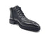 Men's Lace-up Boots Alligator Embossed