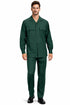 Mens Luxury Hunter Green Wool Two-Piece Leisure Walking Suit