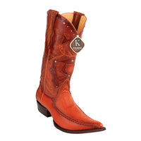 Men's King Exotic Genuine Sharkskin Boots 3x Toe Cognac (495v20903)