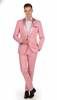 Men’s Rose Pink Tuxedo Suit – Slim Fit 2-Piece Wedding, Prom & Formal Wear Set