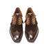 Men Brown and Cognac Suede Wing Tip Oxford By Mezlan Made In Spain Brand