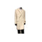 Men's Driving Coat - Men's Car coat - Cream Wool Coat