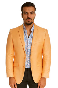 Men's Two Button Single Breasted Dylan Orange Fit Blazer