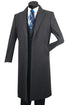 Men's Full Length Wool & Cashmere Overcoat