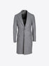 Men’s Grey Herringbone Overcoat