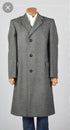 Men’s Grey Peaky Blinders Style Long Overcoat, 