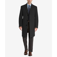 Men’s Luther Wool Blend Black Top Coat