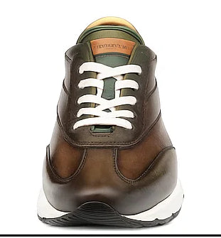Men's Magico Forest/Olive Two-Toned Sneakers By Mezlan Made In Spain Brand