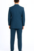Men’s Saphire Steel Blue 3-Button Suit