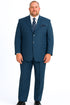 Men’s Saphire Steel Blue 3-Button Suit