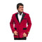 Men's Velvet  Velour Clearance Fuchsia Big And Tall Blazers