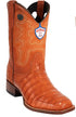 Men's Wild West Caiman Belly Skin Rodeo Toe Boots 281882