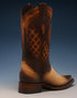 Men's Wild West Caiman Belly Square Toe Boot 2768215