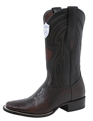 Men's Wild West Ostrich Leg Ranch Toe Boots 2824L05