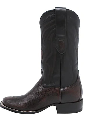 Men's Wild West Ostrich Leg Ranch Toe Boots 2824L05