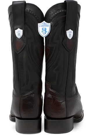 Men's Wild West Ostrich Leg Ranch Toe Boots 2824L05